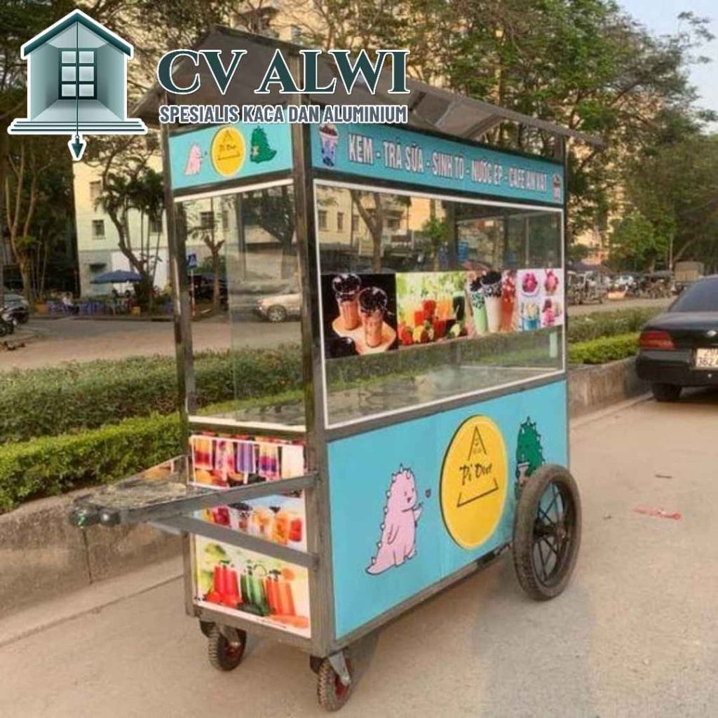 Bengkel Gerobak Aluminium Kekinian untuk Bisnis Kuliner