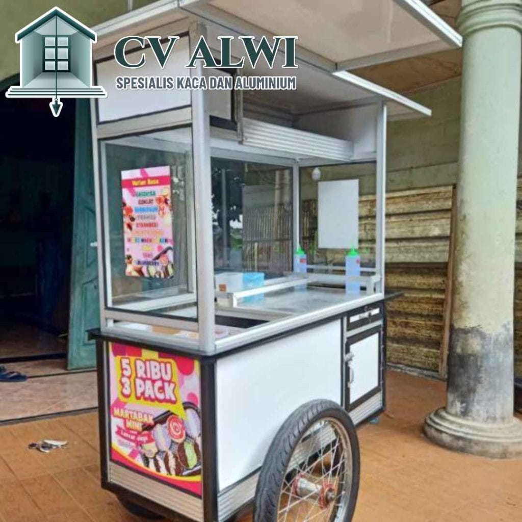 Tempat Pembuatan Gerobak Aluminium Murah di Bekasi