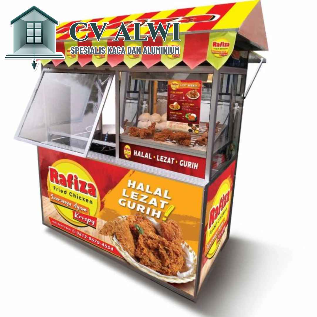 Harga Gerobak Aluminium Minimalis Terbaru 2024