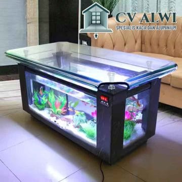 Jasa Pembuatan Meja Aquarium Minimalis Modern di Bekasi
