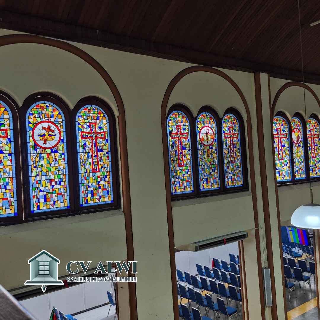 Toko Kaca Patri di Bogor untuk Masjid dan Gereja Desain Eksklusif