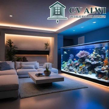 Jasa Pembuatan Aquarium Custom Kaca Tebal di Jakarta