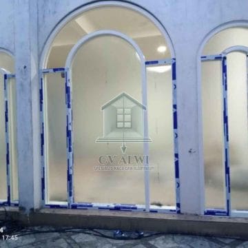 Jasa kusen masjid minimalis dan lengkung modern elegan
