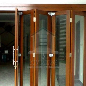 Pasang kusen aluminium bekasi motif kayu anti rayap bergaransi